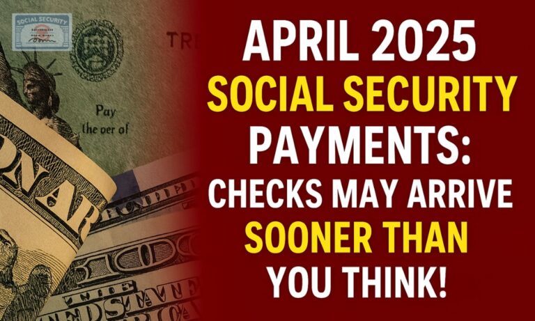 April 2025 Social Security Payments: Checks May Arrive Sooner Than You Think!