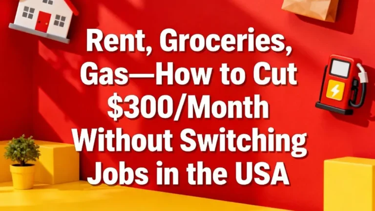 Rent, Groceries, Gas—How to Cut $300/Month Without Switching Jobs in the USA