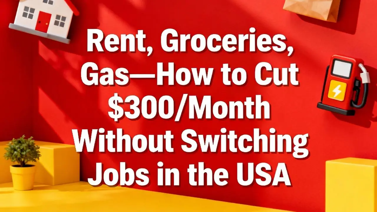 Rent, Groceries, Gas—How to Cut $300/Month Without Switching Jobs in the USA