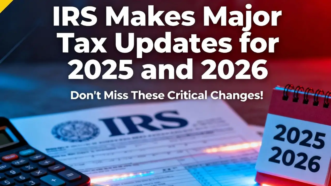 IRS Makes Major Tax Updates for 2025 and 2026 — Here’s What You Need to Know