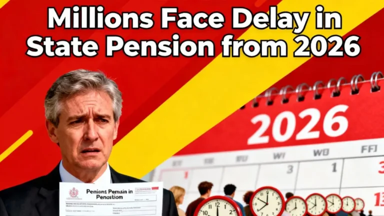 Millions Face Delay in State Pension from 2026 — Check If You’re Affected by the New Age Rule