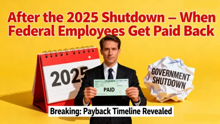 After the 2025 Shutdown, Here’s Exactly When Federal Employees Will Be Paid Back